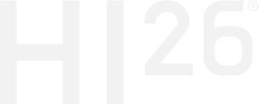 Logo HI26 in weiß
